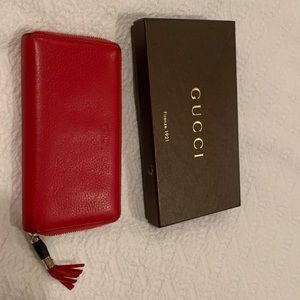 Made in Italy by Gucci wallet Red